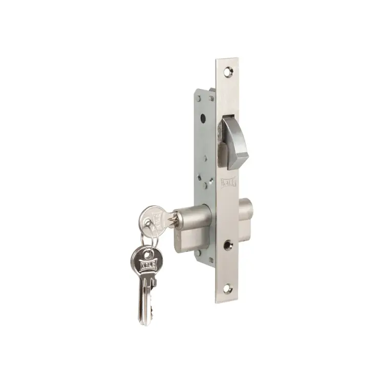 Узкопрофильный цилиндровый врезной замок KALE KILIT 201 1093