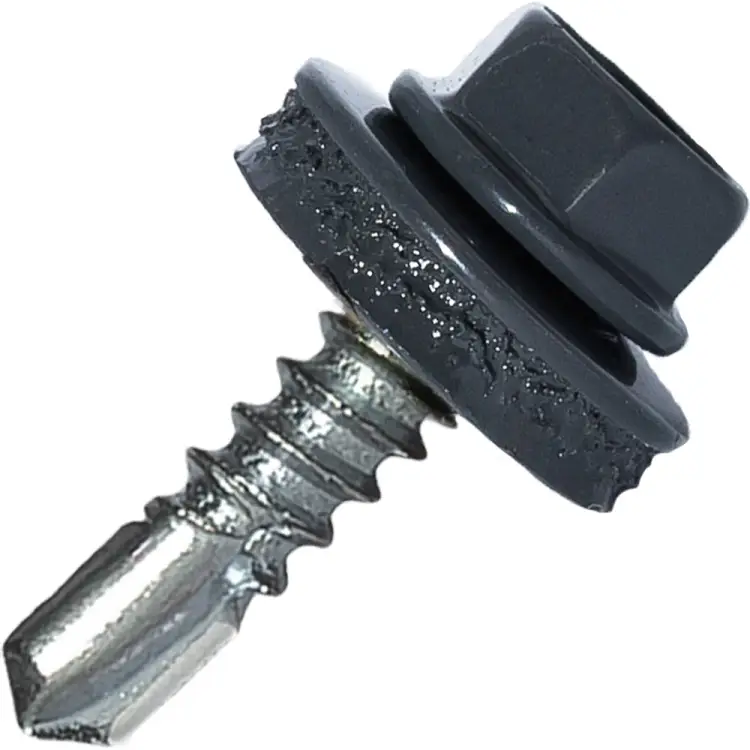 Самосверлящий винт HARDWEX ТМ HWX3-W-P6-4.8x19 мм. св.№2, RAL 7024 (250 шт.) 5190000000621