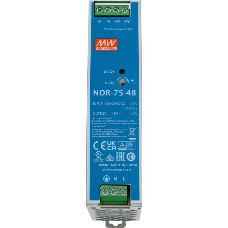 Источник питания Mean Well NDR-75-48 Т02241001