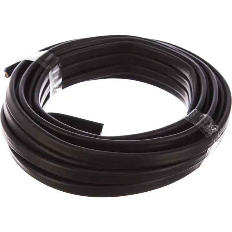 Твердый плоский негорючий малодымный кабель ВВГп-нгА ЭлПроКабель 4630017849093