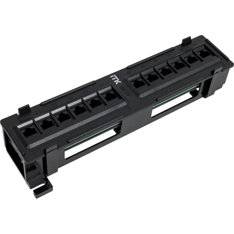 Настенная патч-панель ITK Dual PP12-C6U-D05