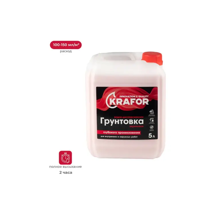Универсальная грунтовка глубокого проникновения KRAFOR 27338