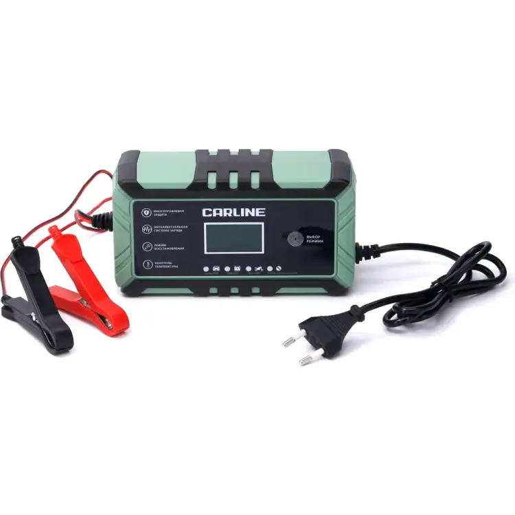 Импульсное автоматическое зарядное устройство для свинцово-кислотных аккумуляторов CARLINE CA-8A Импульсное автоматическое зарядное устройство для свинцово-кислотных аккумуляторов CARLINE CA-8A