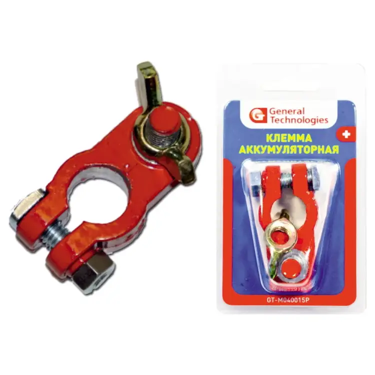 Клемма для аккумулятора General Technologies GT-M040015P Клемма для аккумулятора General Technologies GT-M040015P