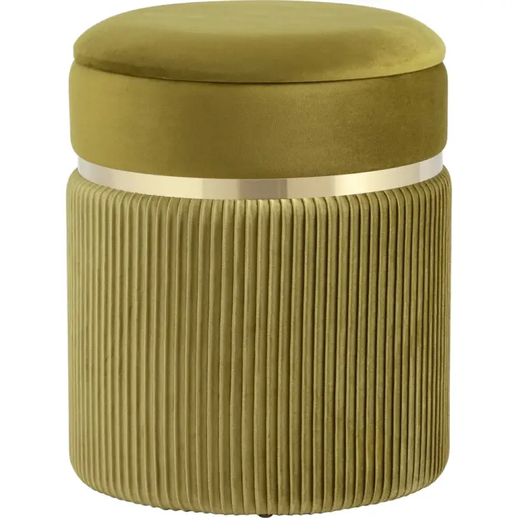 Пуф Стул Груп Миранда с ящиком, велюр оливковый 19B352VA-8167-21 Пуф Стул Груп Миранда с ящиком, велюр оливковый 19B352VA-8167-21