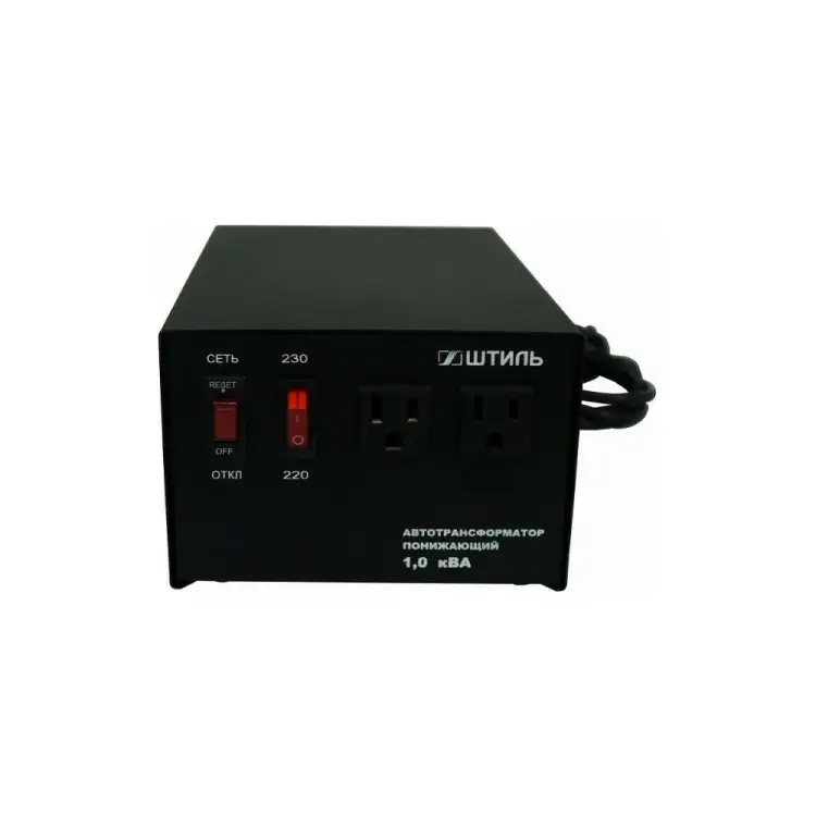 Автотрансформатор Штиль АТ 230-220/120-1,0-50 ч/к
