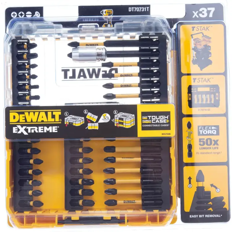 Набор бит и насадок Dewalt DT70731T-QZ FLEXTORQ Набор бит и насадок Dewalt DT70731T-QZ FLEXTORQ