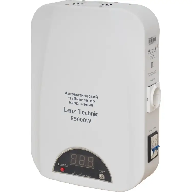 Автоматический стабилизатор напряжения Lenz Technic TECHNIC R5000W Автоматический стабилизатор напряжения Lenz Technic TECHNIC R5000W