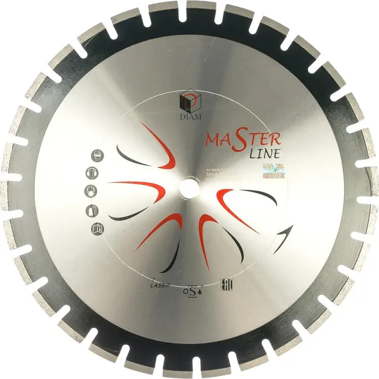 Сегментный алмазный круг по асфальту Diam 1A1RSS Master Line 000490