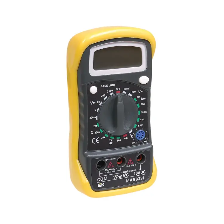 Цифровой мультиметр IEK Master MAS838L TMD-3L-838