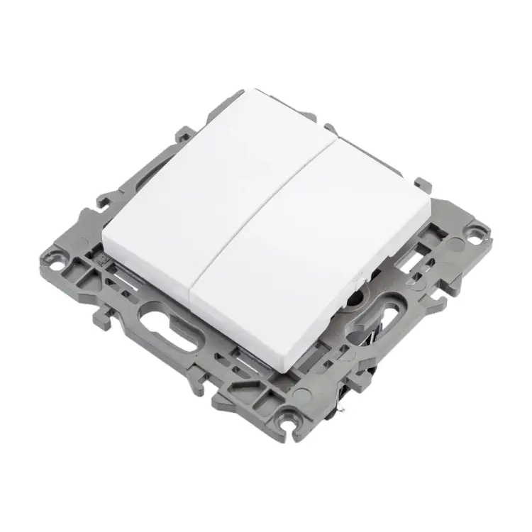 Двойной выключатель ЭРА 14-1104-01 Elegance Б0034229