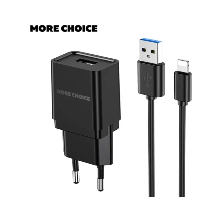 Сзу для Lightning 8-pin More Choice NC33i Black Сзу для Lightning 8-pin More Choice NC33i Black