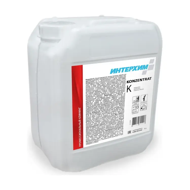 Концентрат кислотного средства очистки ИНТЕРХИМ 5 л kn02350