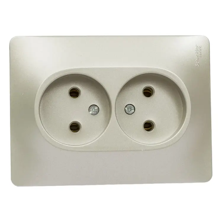 Двухместная розетка Systeme Electric GLOSSA GSL001220