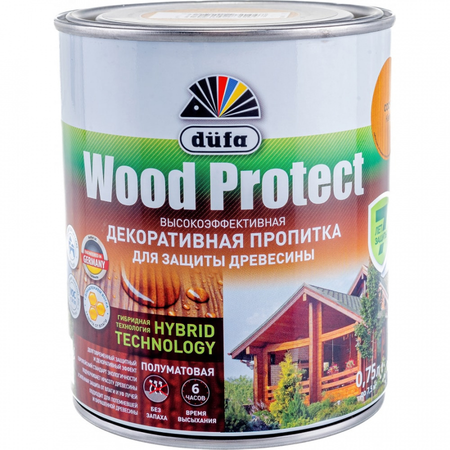 Пропитка для защиты древесины Dufa Wood Protect