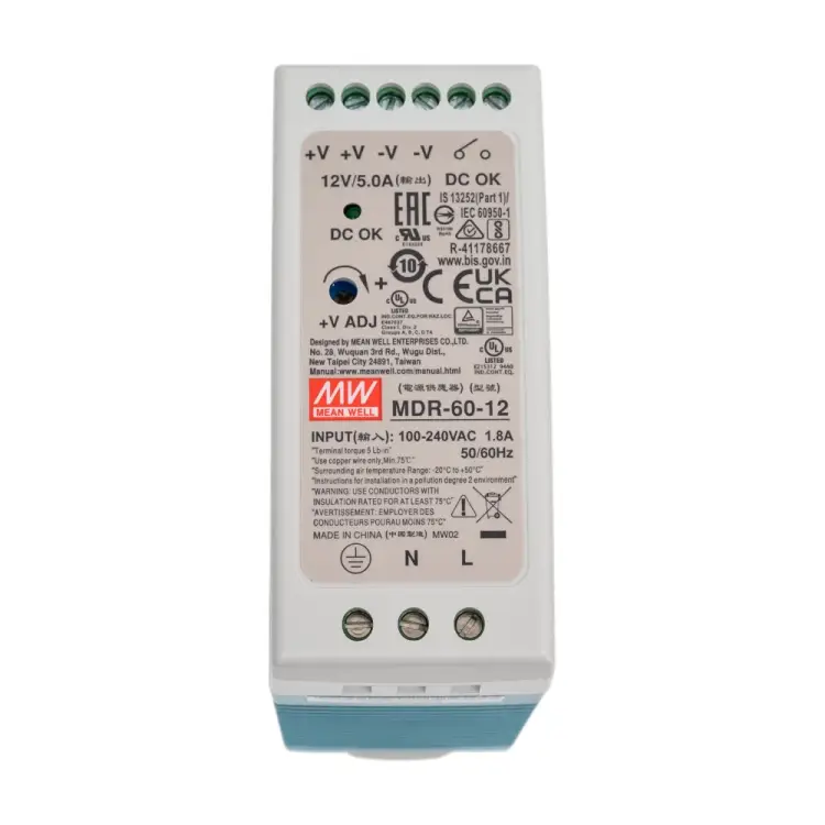 Источник питания Mean Well MDR-60-12 Т00252359