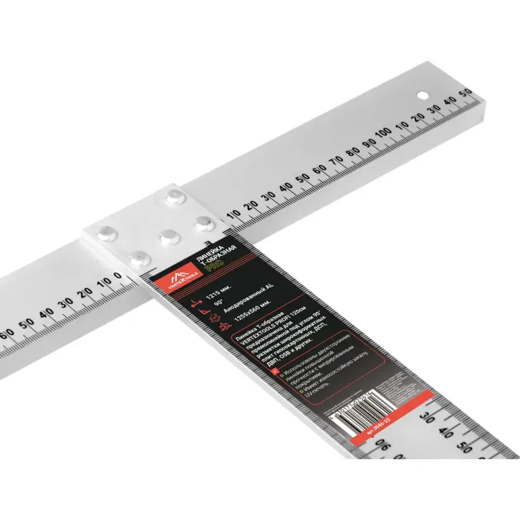 Т-образная линейка для разметки гкп vertextools profi 3046-23 Т-образная линейка для разметки гкп vertextools profi 3046-23