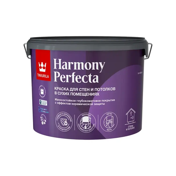 Износостойкая интерьерная краска Tikkurila PERFECTA 700010600 Износостойкая интерьерная краска Tikkurila PERFECTA 700010600