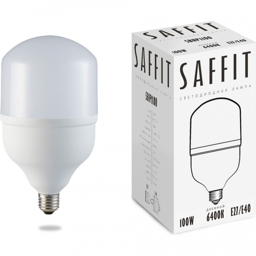 Светодиодная лампа SAFFIT SBHP1100 100W 230V Е27-E40 6400K