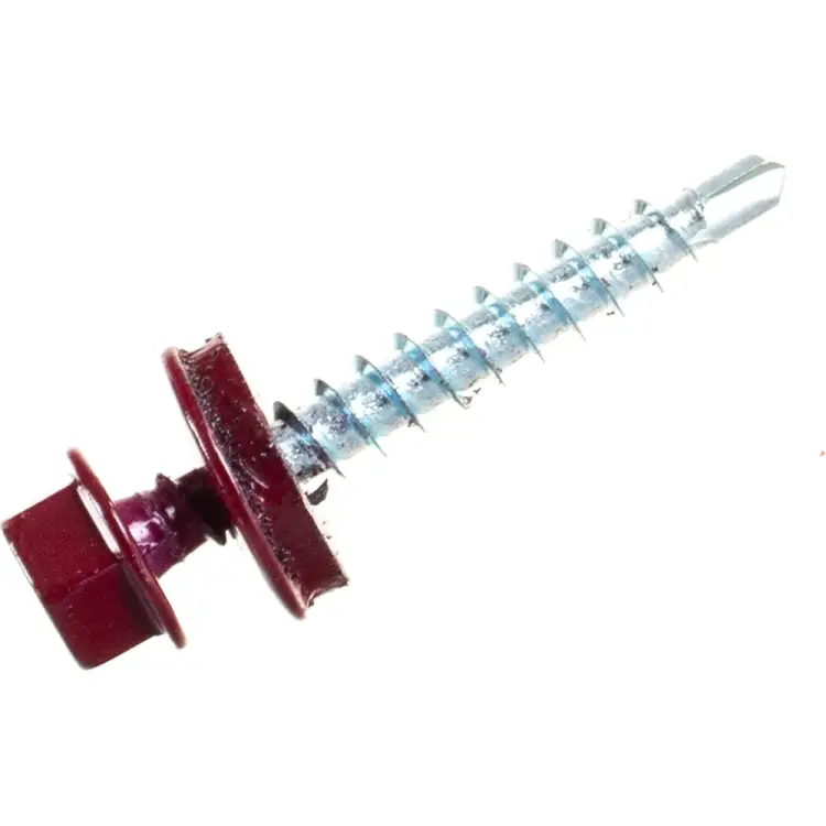 Кровельный саморез Госкреп 4.8х35 RAL3005 красное вино (60 шт.) 2-0017390
