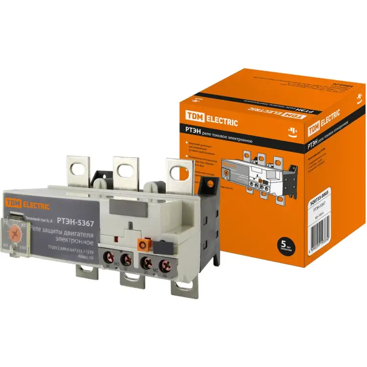 Электронное токовое реле TDM ELECTRIC РТЭН-5367 SQ0733-0003