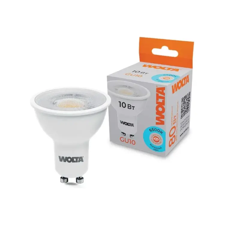 Светодиодная лампа Wolta WSTD-PAR16-220V10W6KGU10-L Светодиодная лампа Wolta WSTD-PAR16-220V10W6KGU10-L