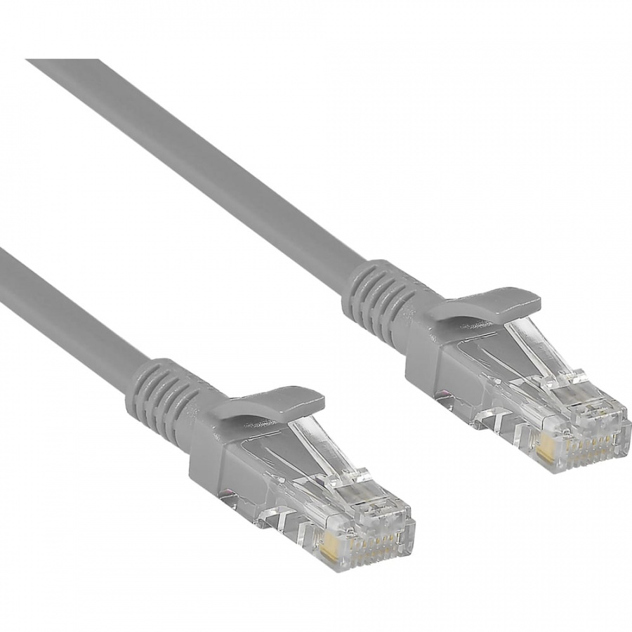 Патч-корд ExeGate UTP-RJ45-RJ45-5e-CU-50M-GY