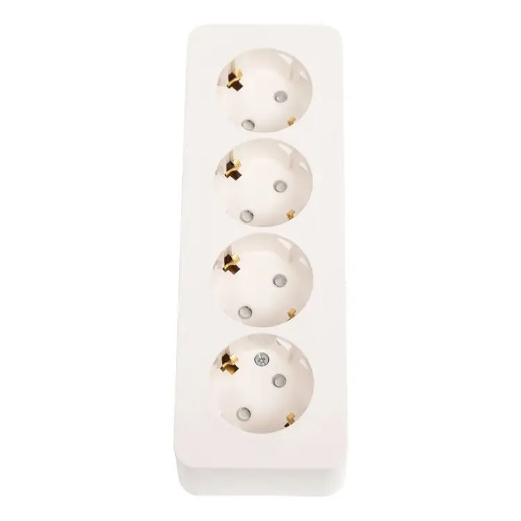 Четырехместная розетка Systeme Electric BLANCA BLNRA011412