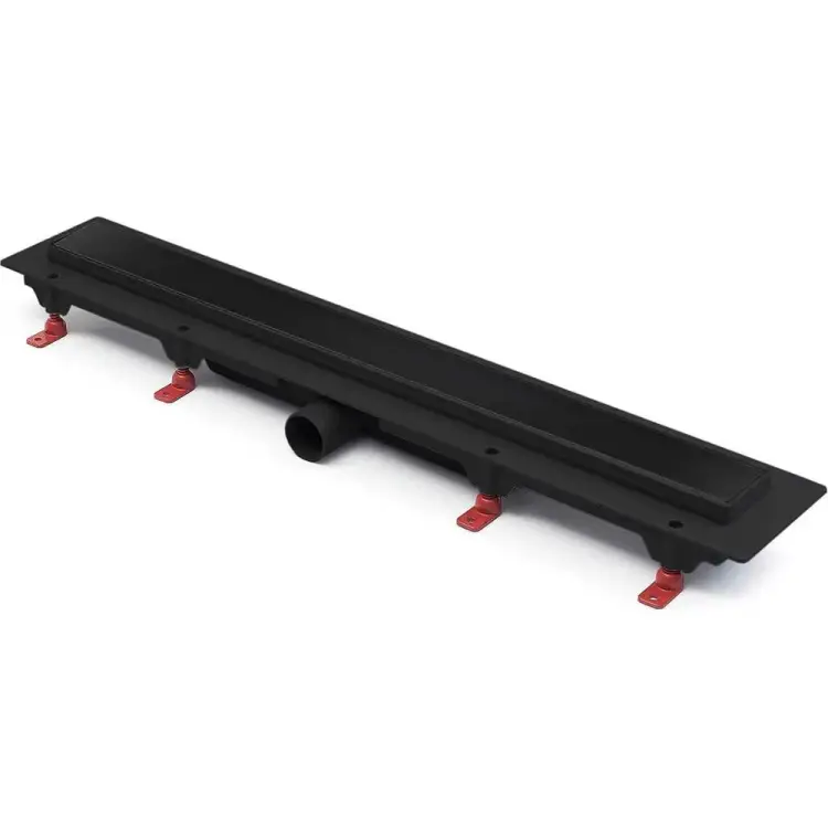 Водоотводящий пластиковый черный желоб Azario 00087485