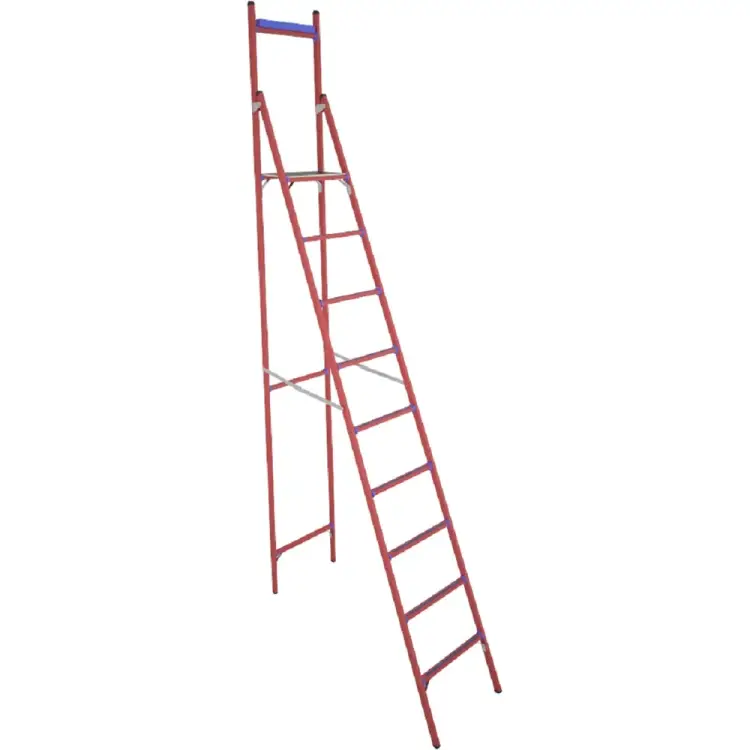 Диэлектрическая стеклопластиковая стремянка Антиток СВД-3.0 413757