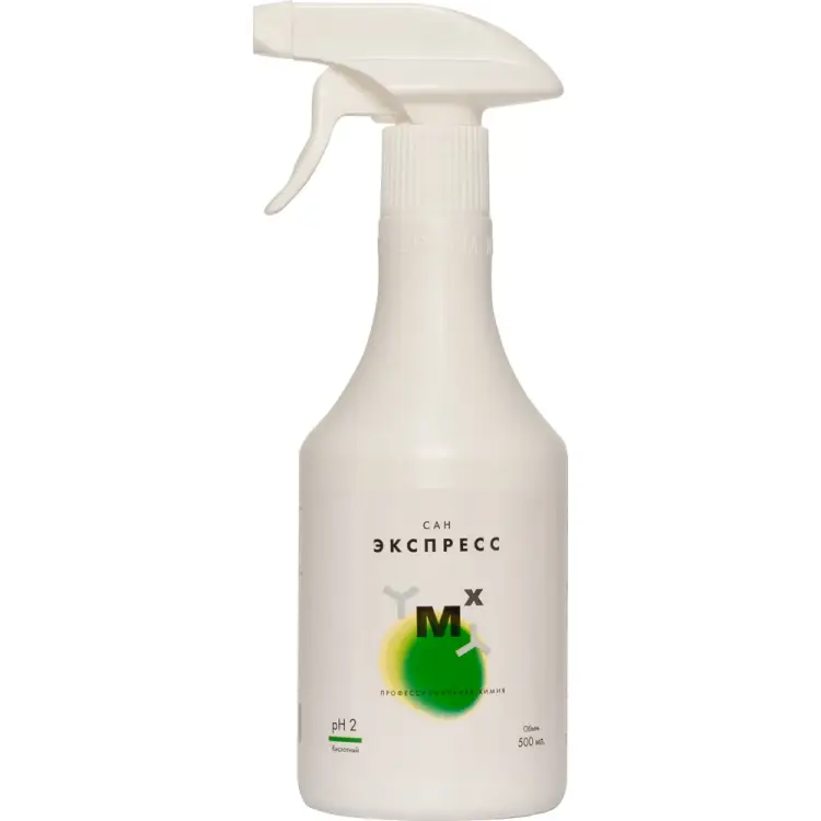 Моющее средство для ванной и туалета, очиститель акриловых ванн, раковин и душевых кабинок МастерХим САН ЭКСПРЕСС 010КП05Т