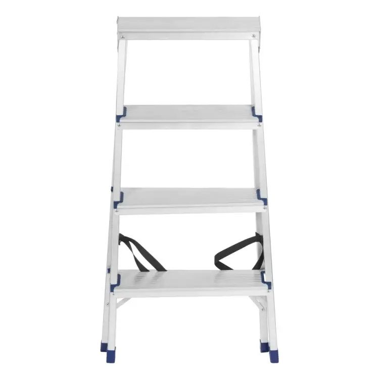 Алюминиевая двухсторонняя стремянка РемоКолор 63-0-024 Алюминиевая двухсторонняя стремянка РемоКолор 63-0-024