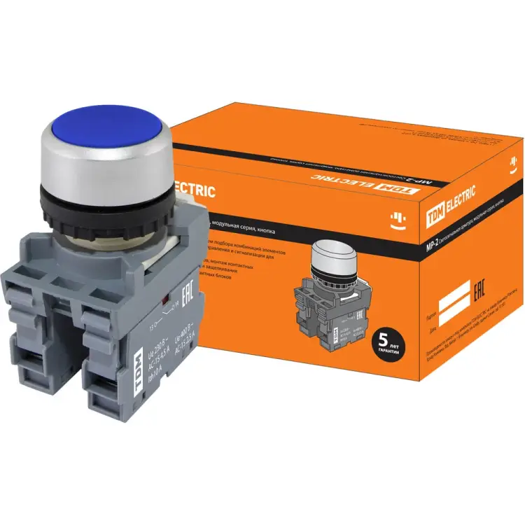 Кнопка TDM ELECTRIC MP2-20L SQ0747-0010