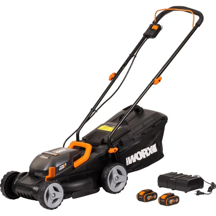 Аккумуляторная газонокосилка WORX WG779E.1 Аккумуляторная газонокосилка WORX WG779E.1