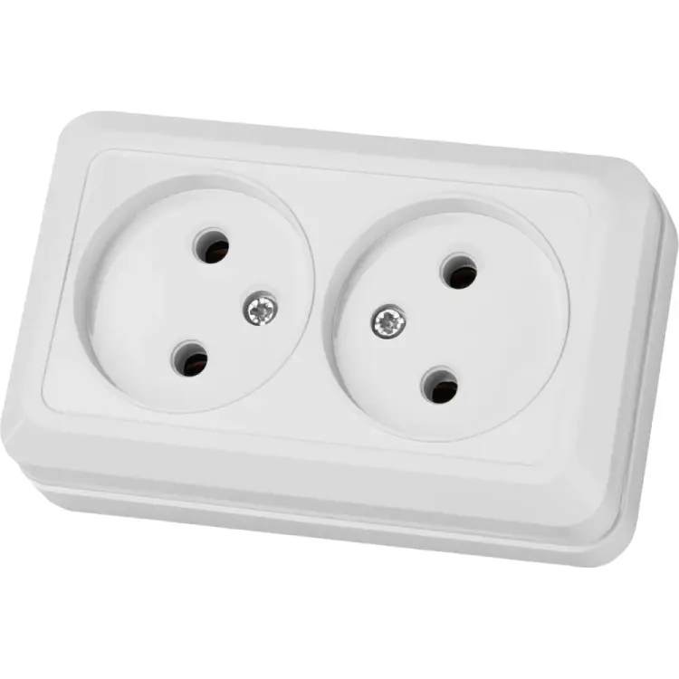 Двойная розетка TDM ELECTRIC Ладога SQ1801-0112