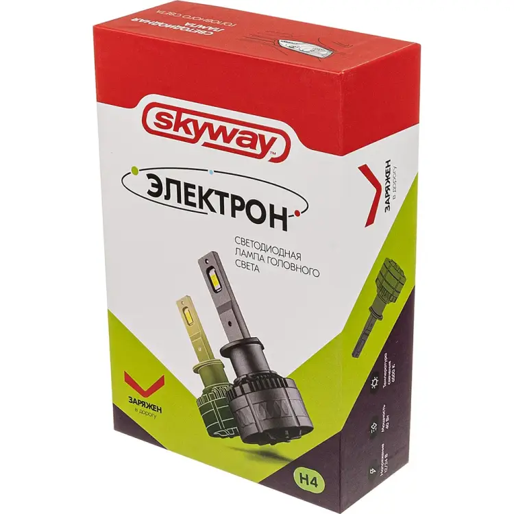 Автолампа-led SKYWAY H4(K40) S08701032 Автолампа-led SKYWAY H4(K40) S08701032
