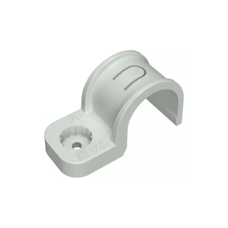 Атмосферостойкая пластиковая односторонняя крепеж-скоба для прямого монтажа Промрукав PR13.0399