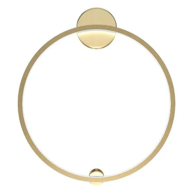 Настенный светильник (бра) MAYTONI Halo Алюминий Латунь MOD005WL-L35BSK