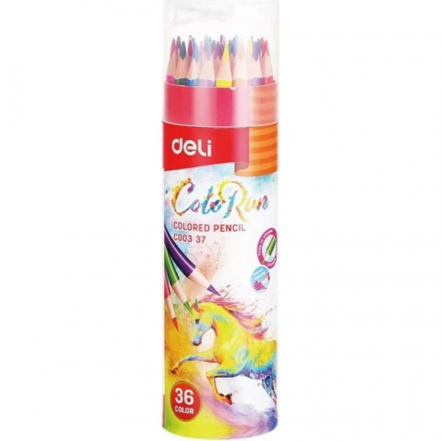 Цветные карандаши DELI EC00337 ColoRun
