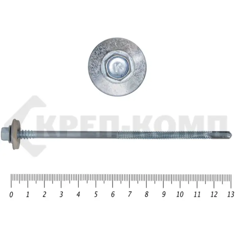 Саморез для с/панелей КРЕП-КОМП 6,3/5,5x130 (50шт) сспк130мф