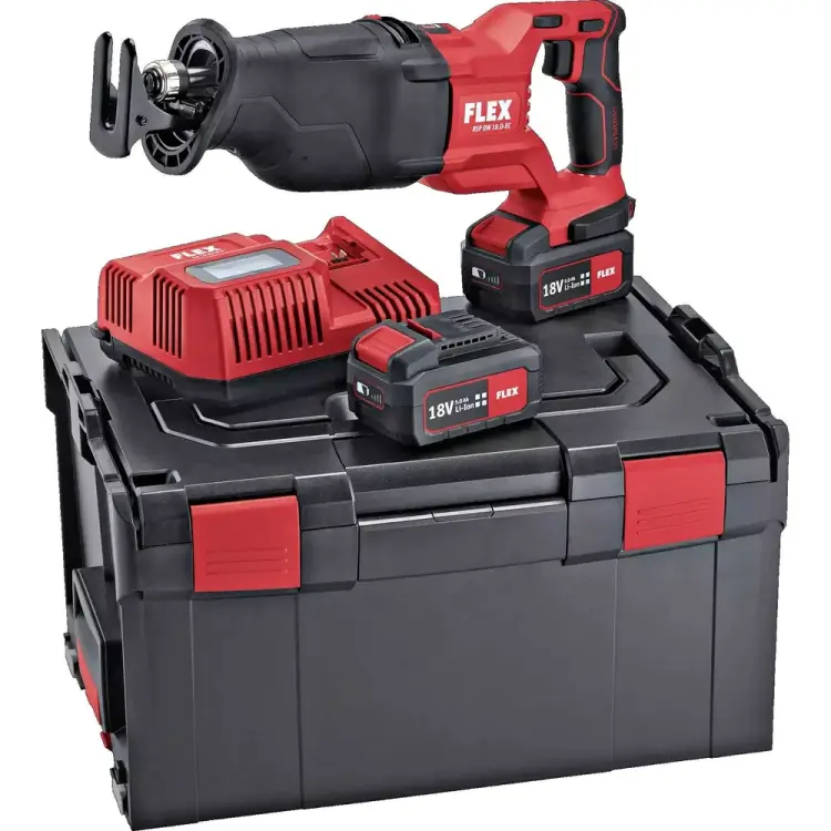 Аккумуляторная сабельная пила FLEX RSP DW 18.0-EC/5.0 Set 469084