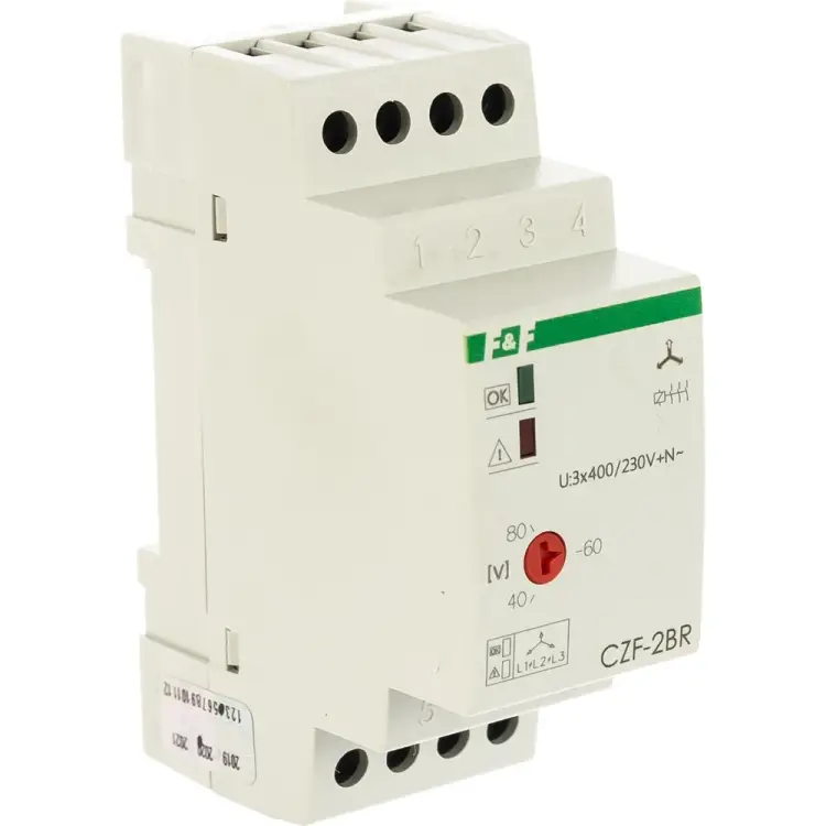 Автомат защиты электродвигателей от нарушения чередования фаз Евроавтоматика F&F CZF-2BR EA04.003.003