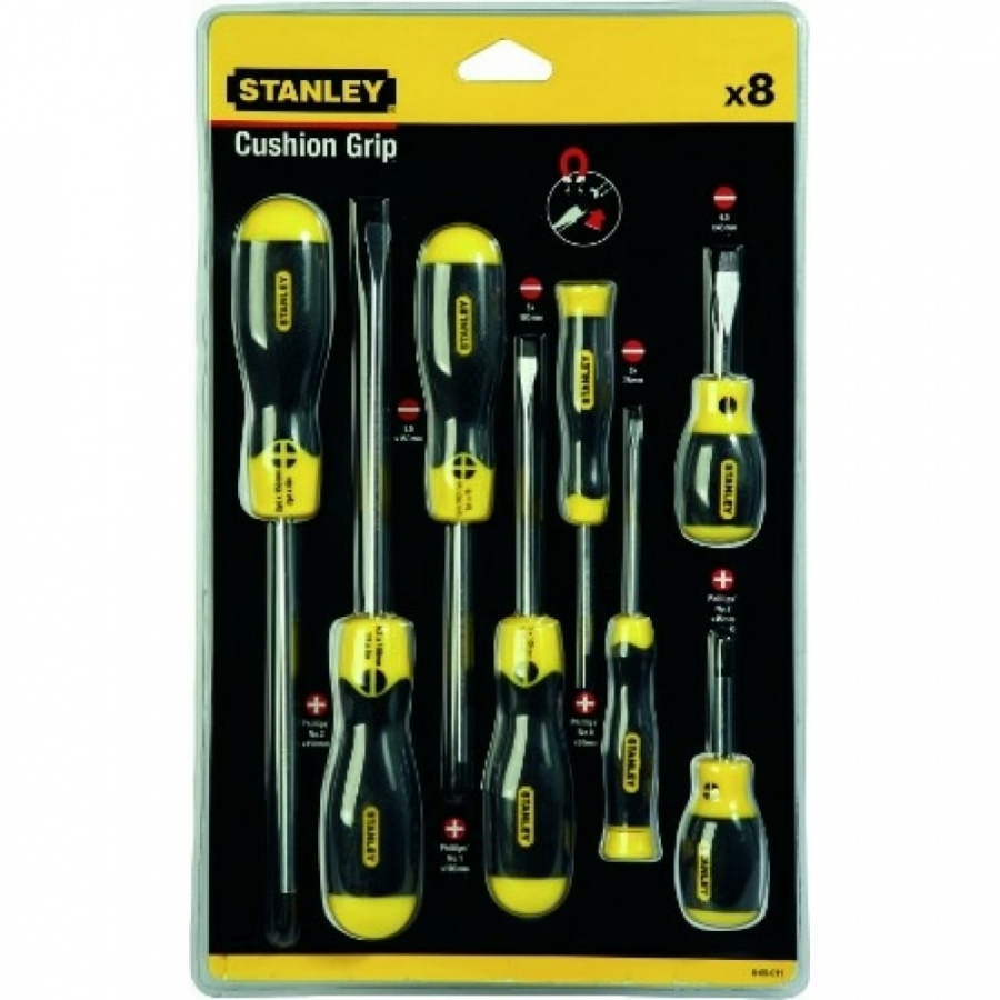 Набор отверток Stanley CUSHION GRIP
