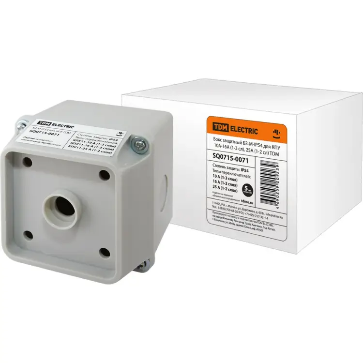 Бокс для КПУ TDM ELECTRIC БЗ-М-IP54 SQ0715-0071
