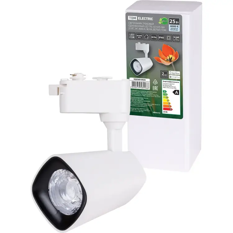 Однофазный светильник TDM ELECTRIC LED TRL-02-025-NW SQ0369-0024
