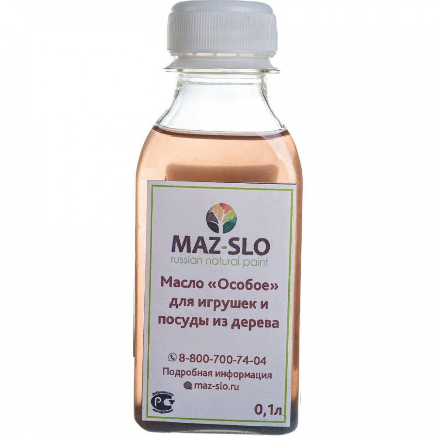 Масло для игрушек и посуды из дерева MAZ-SLO Особое
