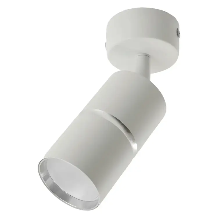 Настенно-потолочный светильник FERON ml1861 zen под лампу gu10, белый, хром 48642