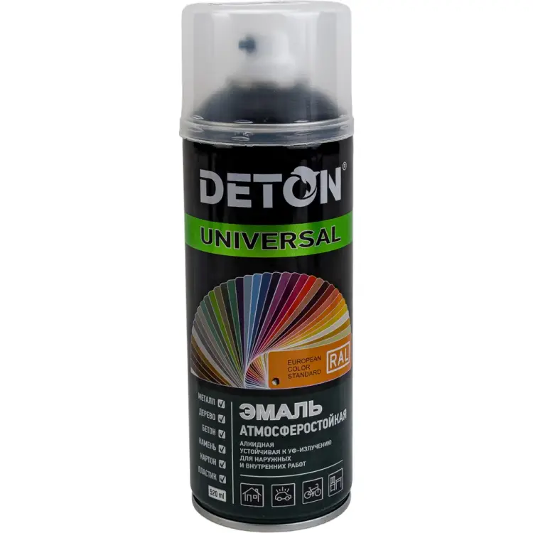 Универсальная аэрозольная эмаль Deton UNIVERSAL 126923 Универсальная аэрозольная эмаль Deton UNIVERSAL 126923