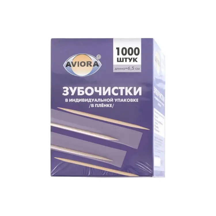 Бамбуковые зубочистки AVIORA 401-488