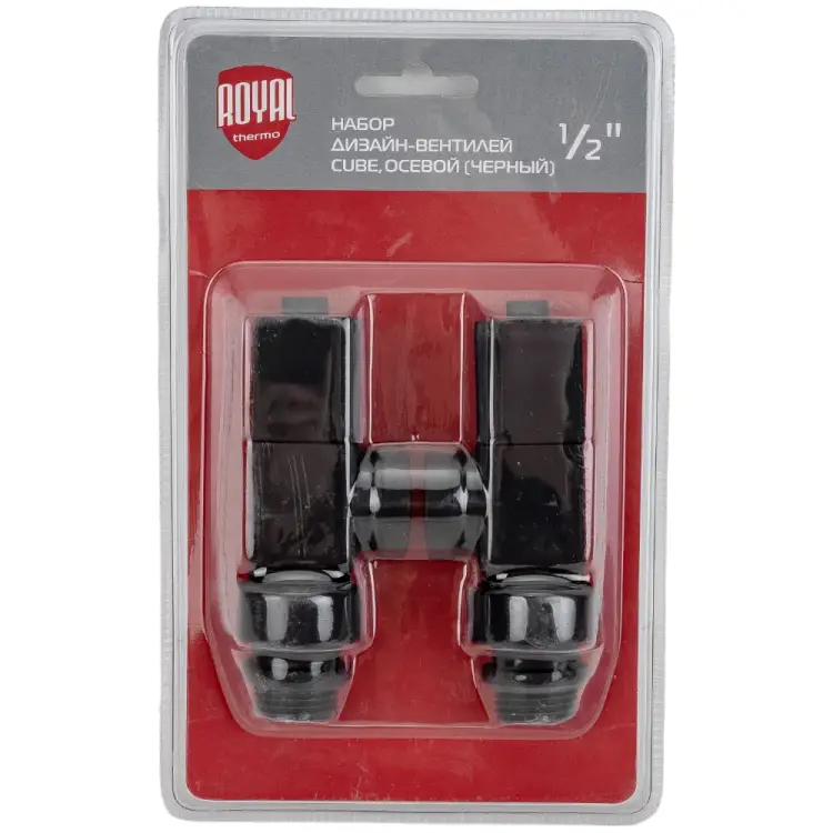 Осевой набор дизайн-вентилей Royal Thermo CUBE НС-1422573